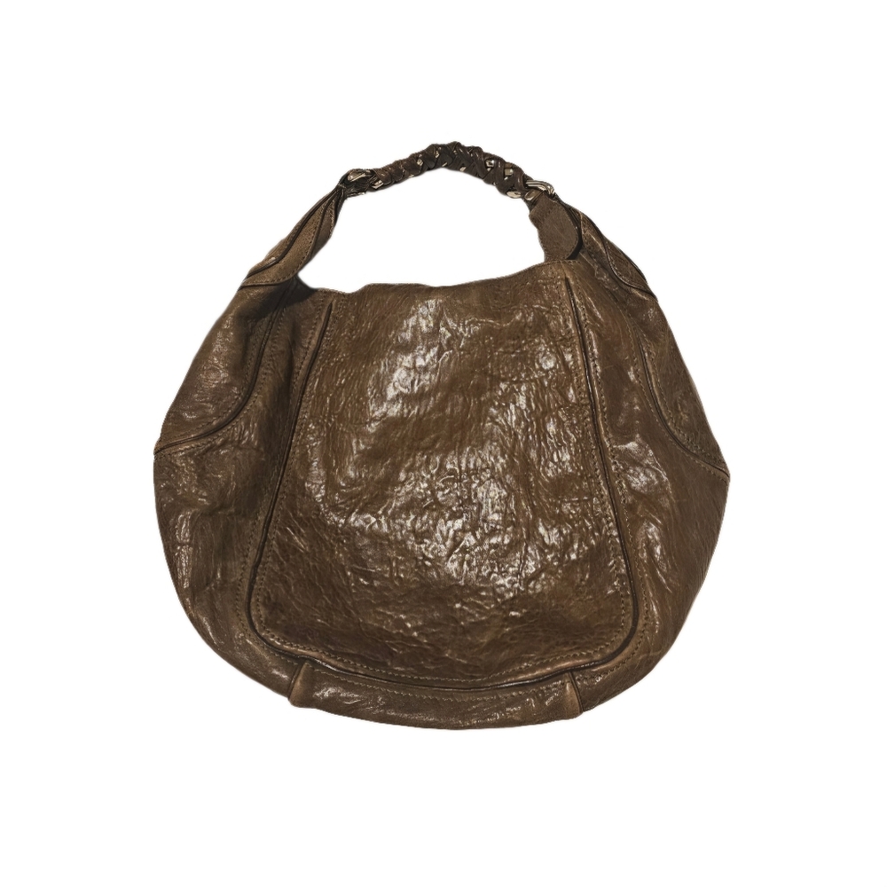 Authentic Givenchy Eclipse Pebbled Leather Should… - image 2